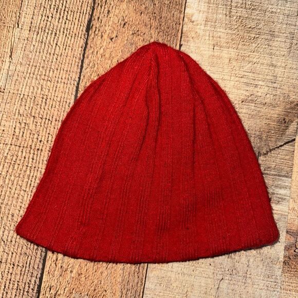 Nike Boys Hat Cold Weather Beanie Varsity Red Swoosh 8-20 Reversible - Picture 2 of 9